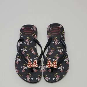 Disney Parks Flip Flop By Havaianas Minnie Mouse